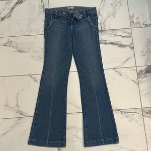 PAIGE Dark Blue Flare Jeans